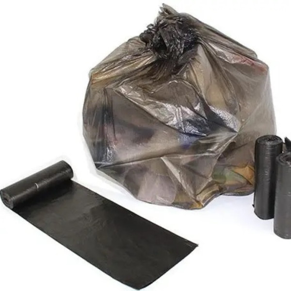 Пакети для сміття 60 л, 20 шт, 60x70 см, 15 мкм, міцні (50 рул/ящ)