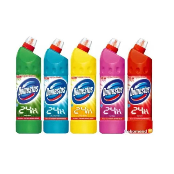 Універсальний засіб для чищення та дезінфекції Domestos, 750 мл (12 шт/пак)